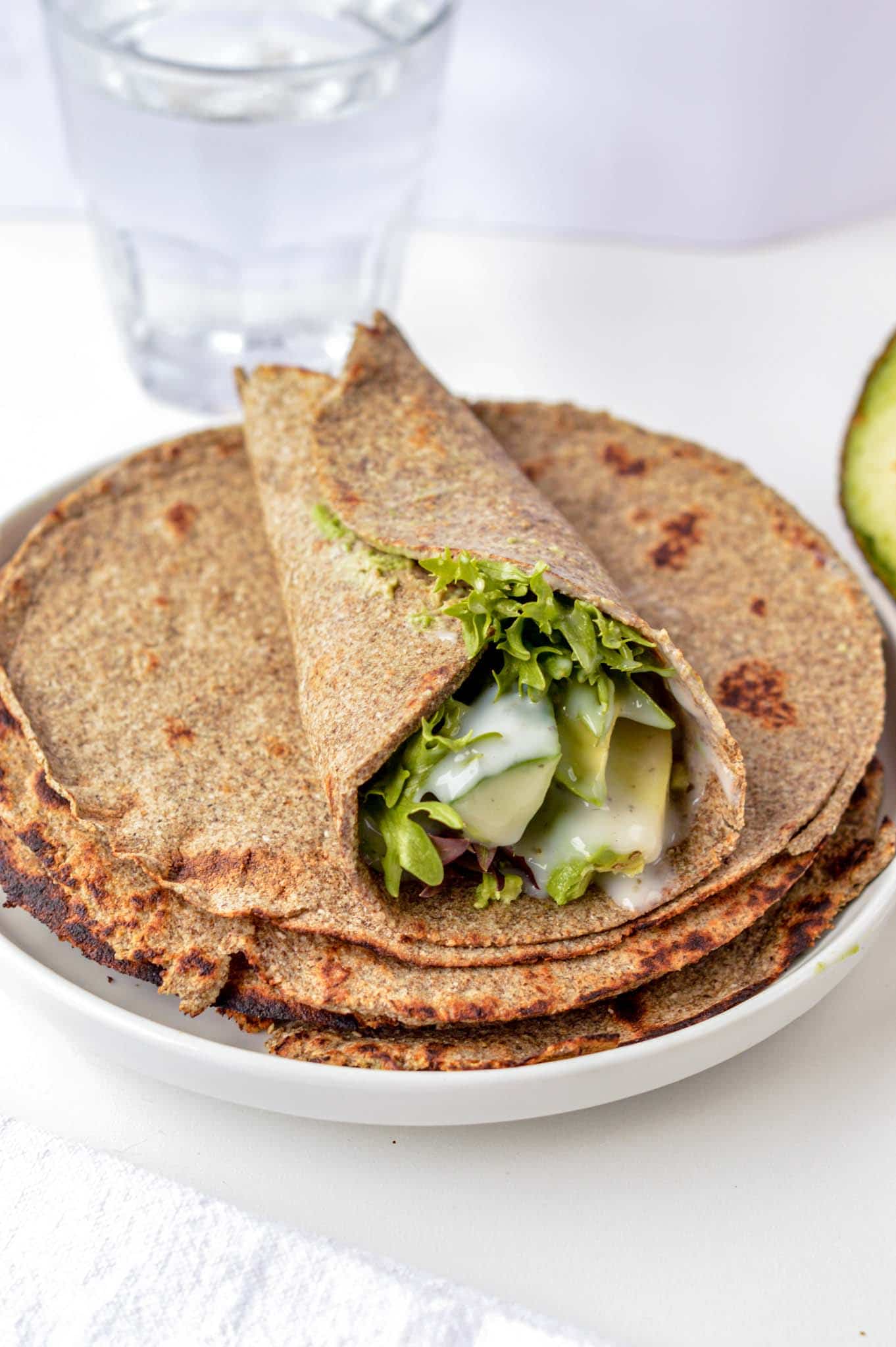 Keto Tortillas Filled With Low-Carb Ingredients