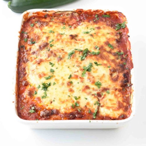 No-Noodle Zucchini Lasagna (Keto, Gluten-Free)