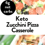 Keto Zucchini Pizza Casserole