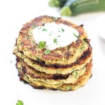 Keto Zucchini fritters Easy Healthy