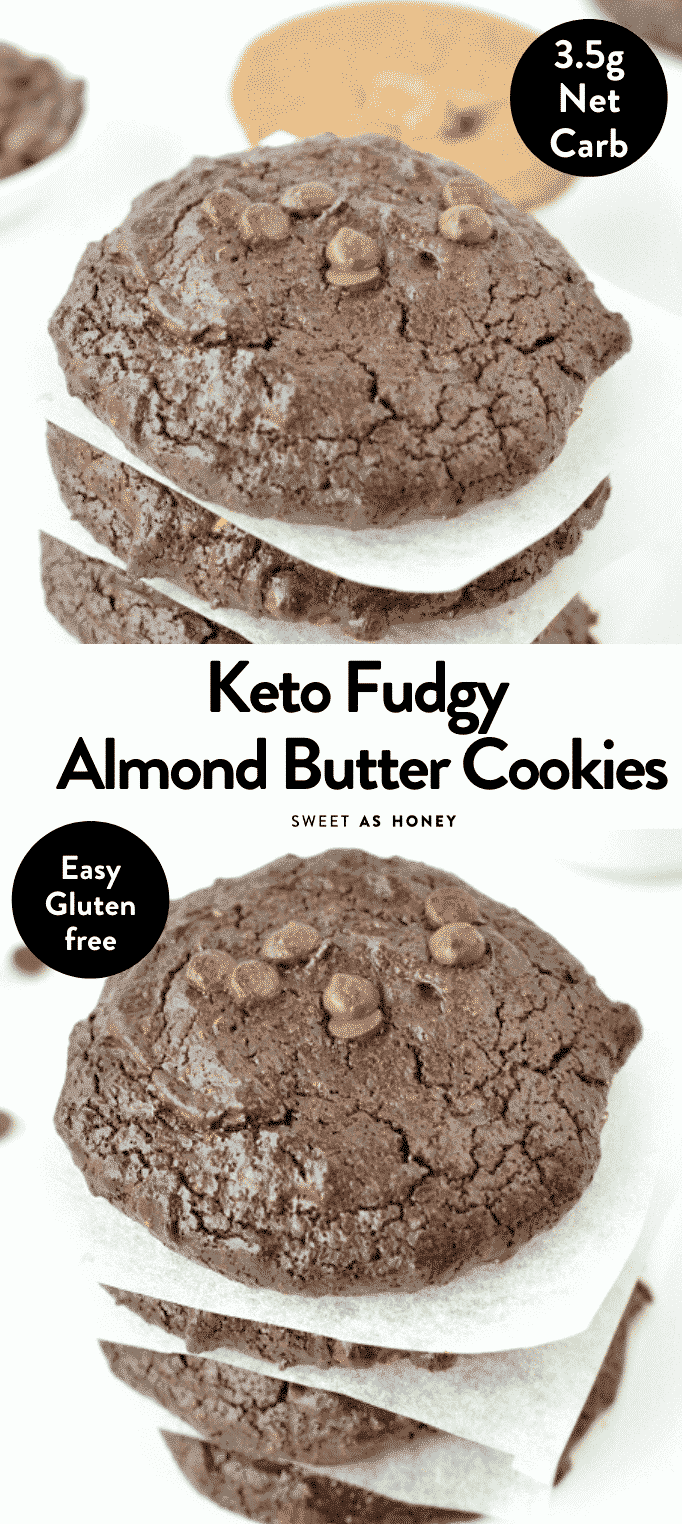 KETO ALMOND BUTTER COOKIES FLOURLESS #keto #ketocookies #almondbuttercookies #flourlesscookies #ketosnacks #healthycookies #healthy #easycookies #glutenfree