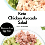 Keto avocado chicken salad