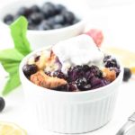 Keto blueberry cobbler recipe