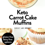 Keto carrot cake muffins