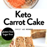 Keto carrot cake recipe