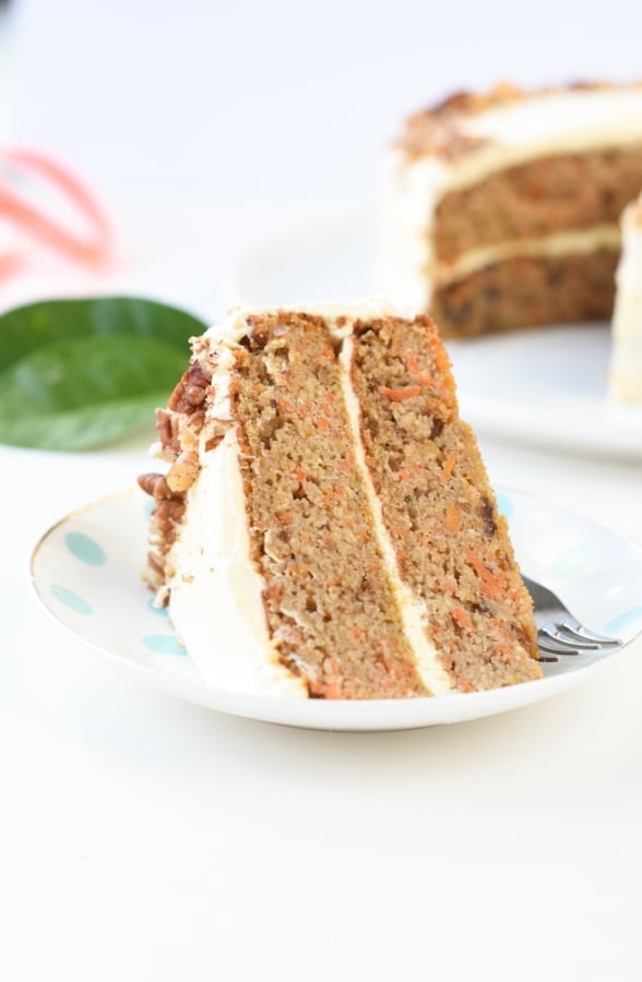 Keto carrot cake with cream cheese frosting