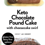 Keto chocolate Pound cake