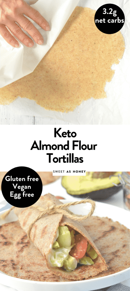Keto Almond flour tortillas