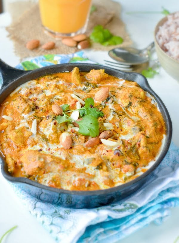 Keto Chicken Curry with coconut Masala sauce - Sweetashoney