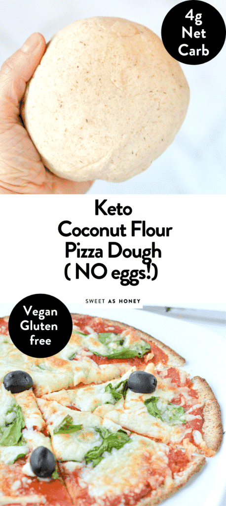 Keto Coconut Flour Pizza Dough