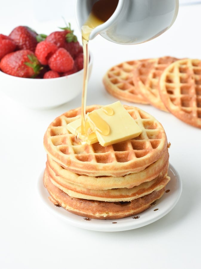 Savory Chaffles with Almond Flour