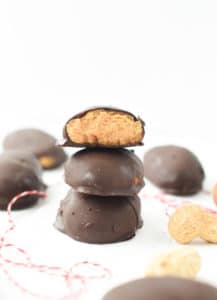Keto easter eggs with peanut butter