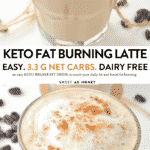 The BEST KETO BULLETPROOF COFFEE CREAMER taste like a regular latte, dairy free, easy, sugar free #coffee #keto #bulletproof #easy#creamer #ketogenicdiet"
