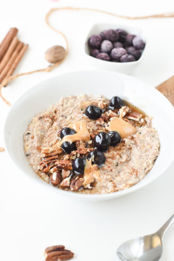 Keto hemp heart oatmeal