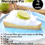 Sugar Free Lemon Pie - Keto Gluten Free