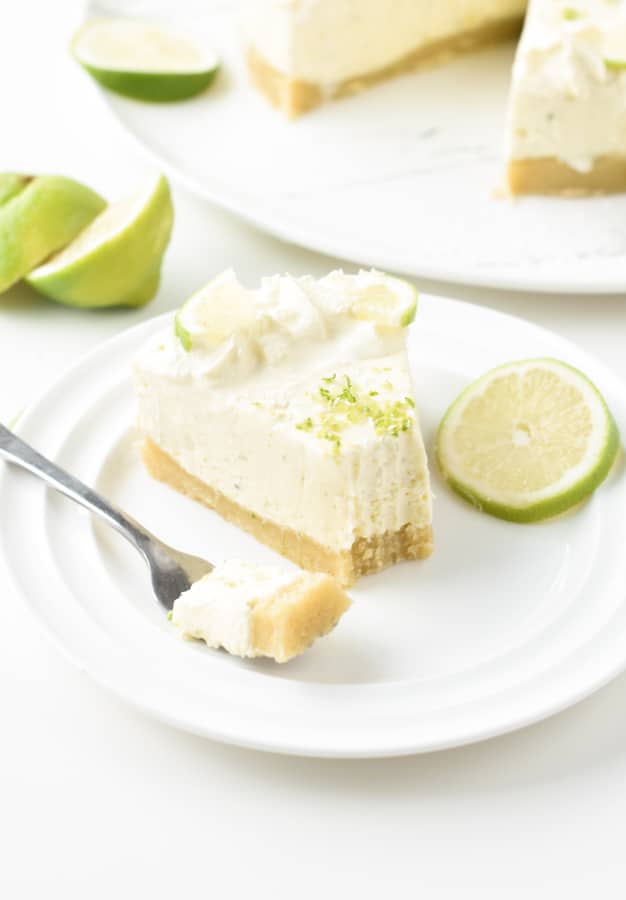 Keto lime cheesecake