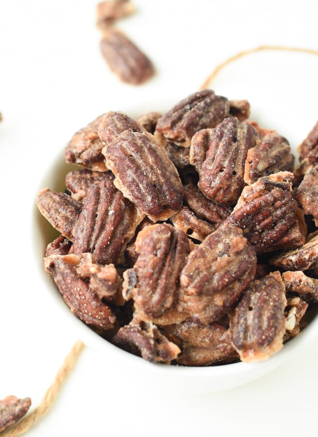 Keto pecan candy