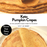 KETO PUMPKIN CREPES #ketocrepes #keto #ketofall #ketopumpkin #easy #pumpkin #fallrecipes #crepes #easy #keto #eggfast