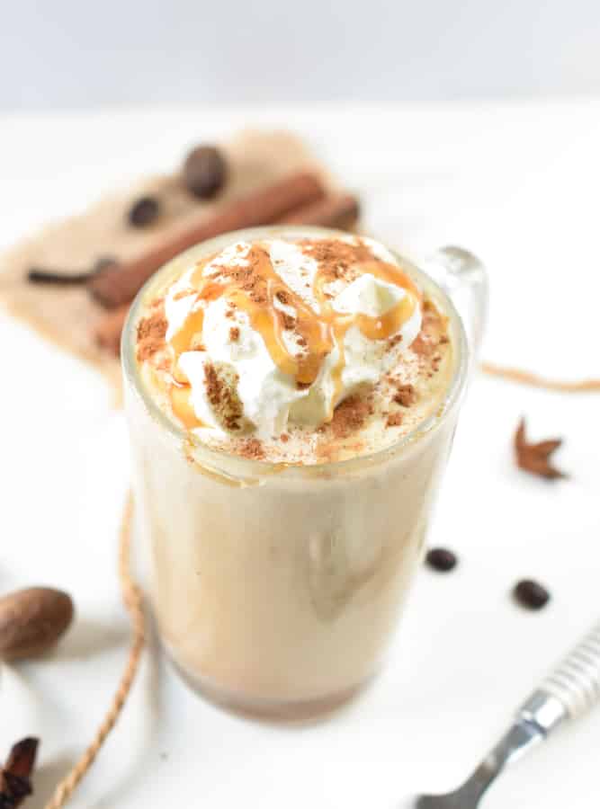 Keto pumpkin spice latte