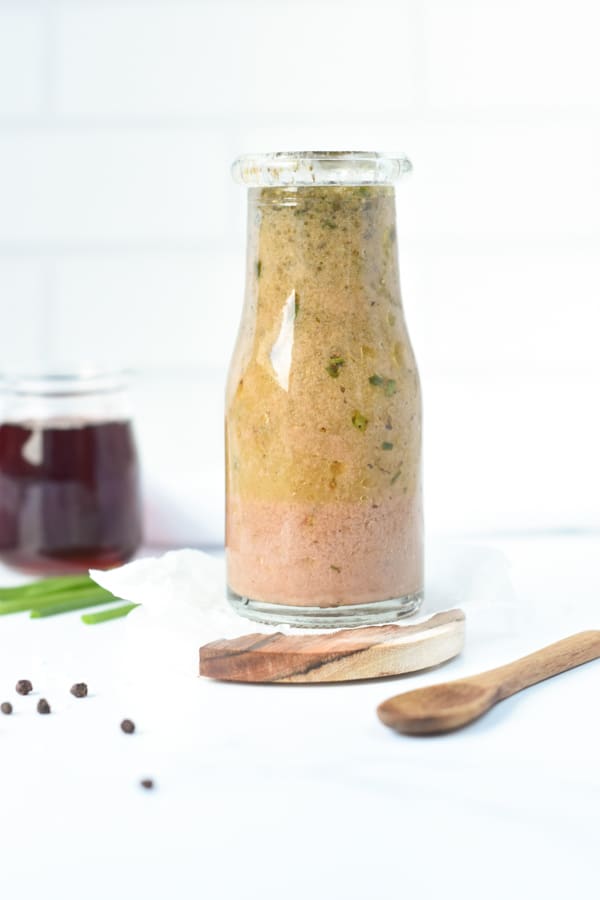 Keto red wine salad dressing