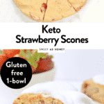 Keto Scones With Strawberries