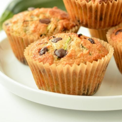 Keto Zucchini Muffins (Almond Flour Zucchini Muffins)