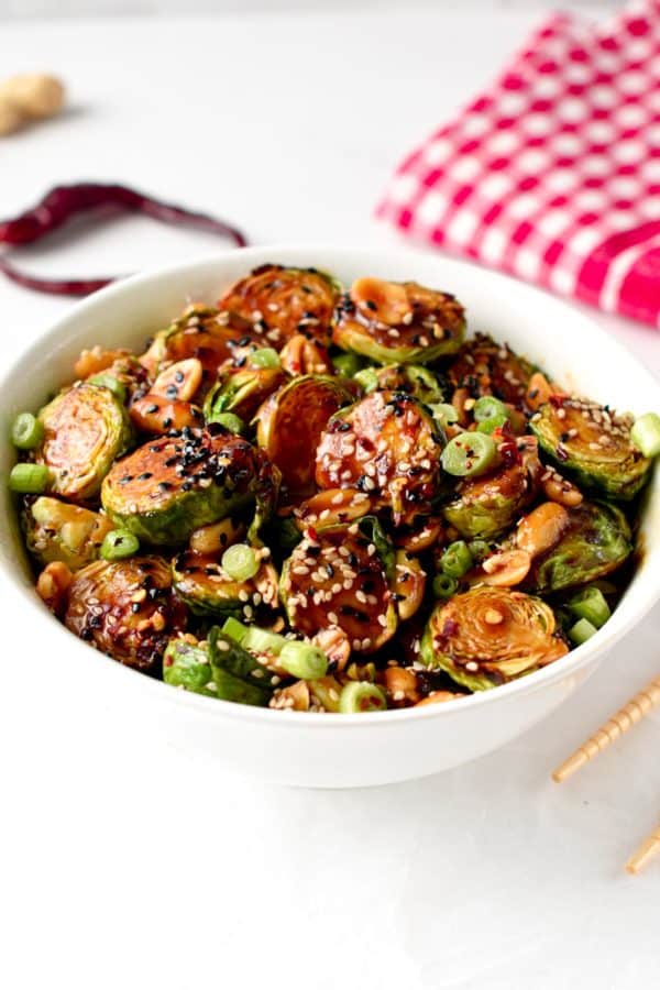 Kung Pao Brussel Sprouts - Sweet As Honey