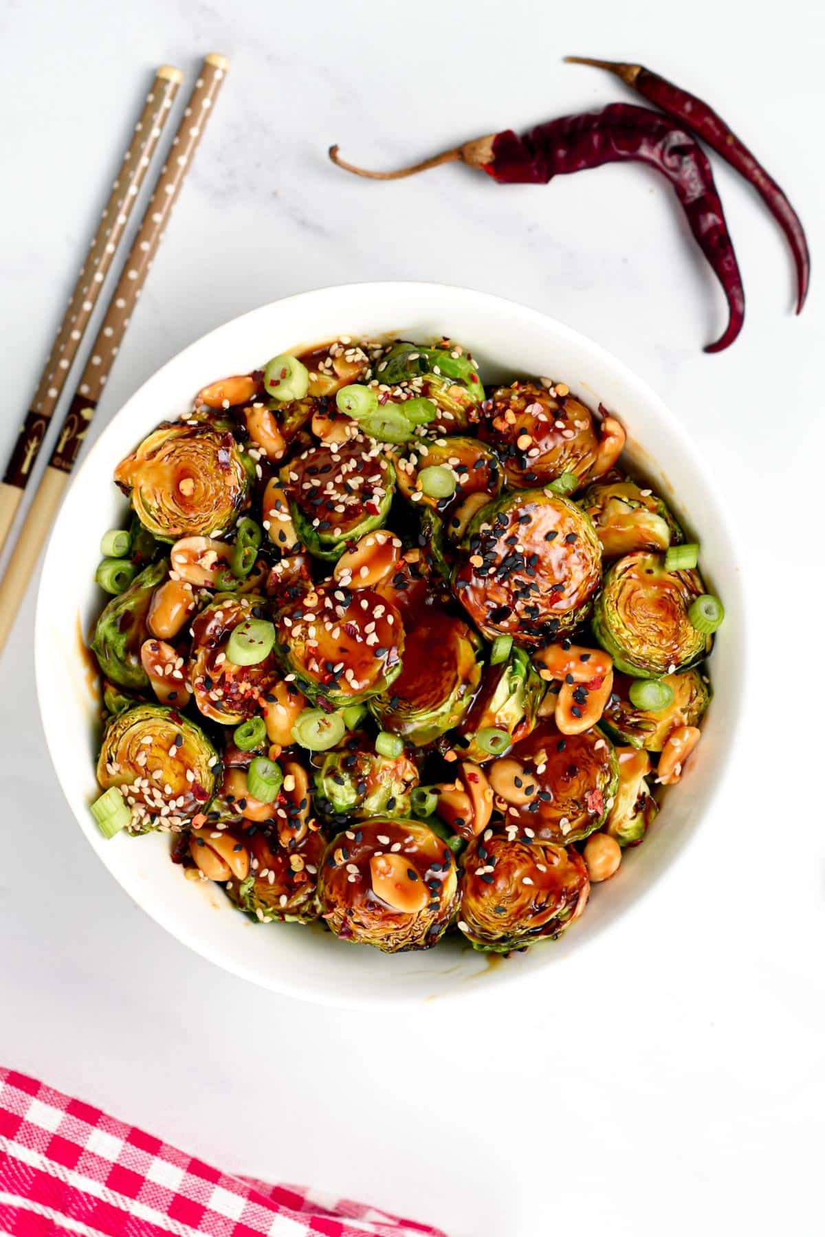 Kung Pao Brussel Sprout