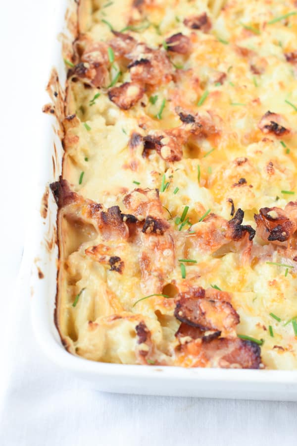 Loaded cauliflower casserole