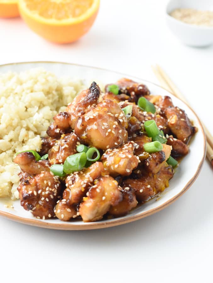 Low Carb Keto Orange Chicken