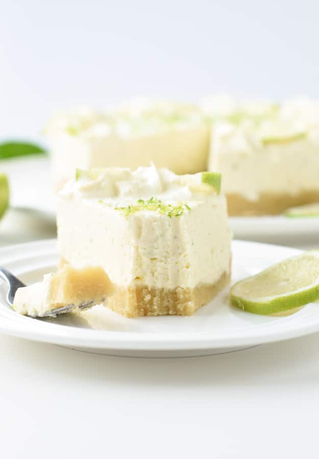Low carb key lime cheesecake