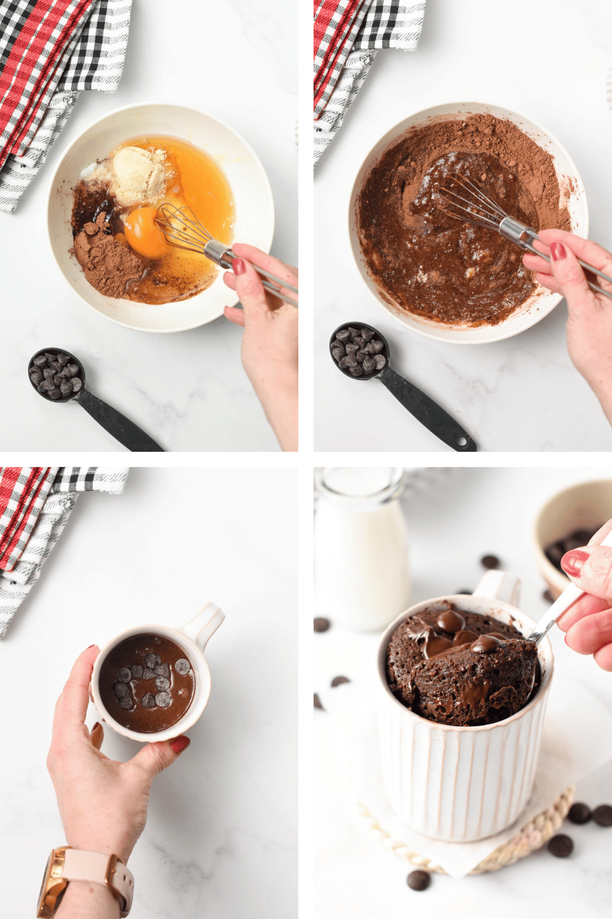 Making Almond Flour Mug Cake Recipe