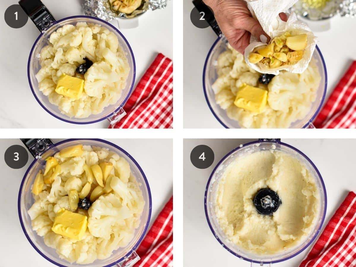 Step-by-step instructions on making Mashed Cauliflower.