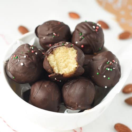 Marzipan Chocolate Truffles