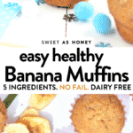 easy healthy banana muffins