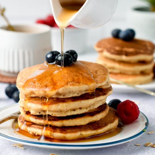 Oat Flour Pancakes (Dairy-Free)