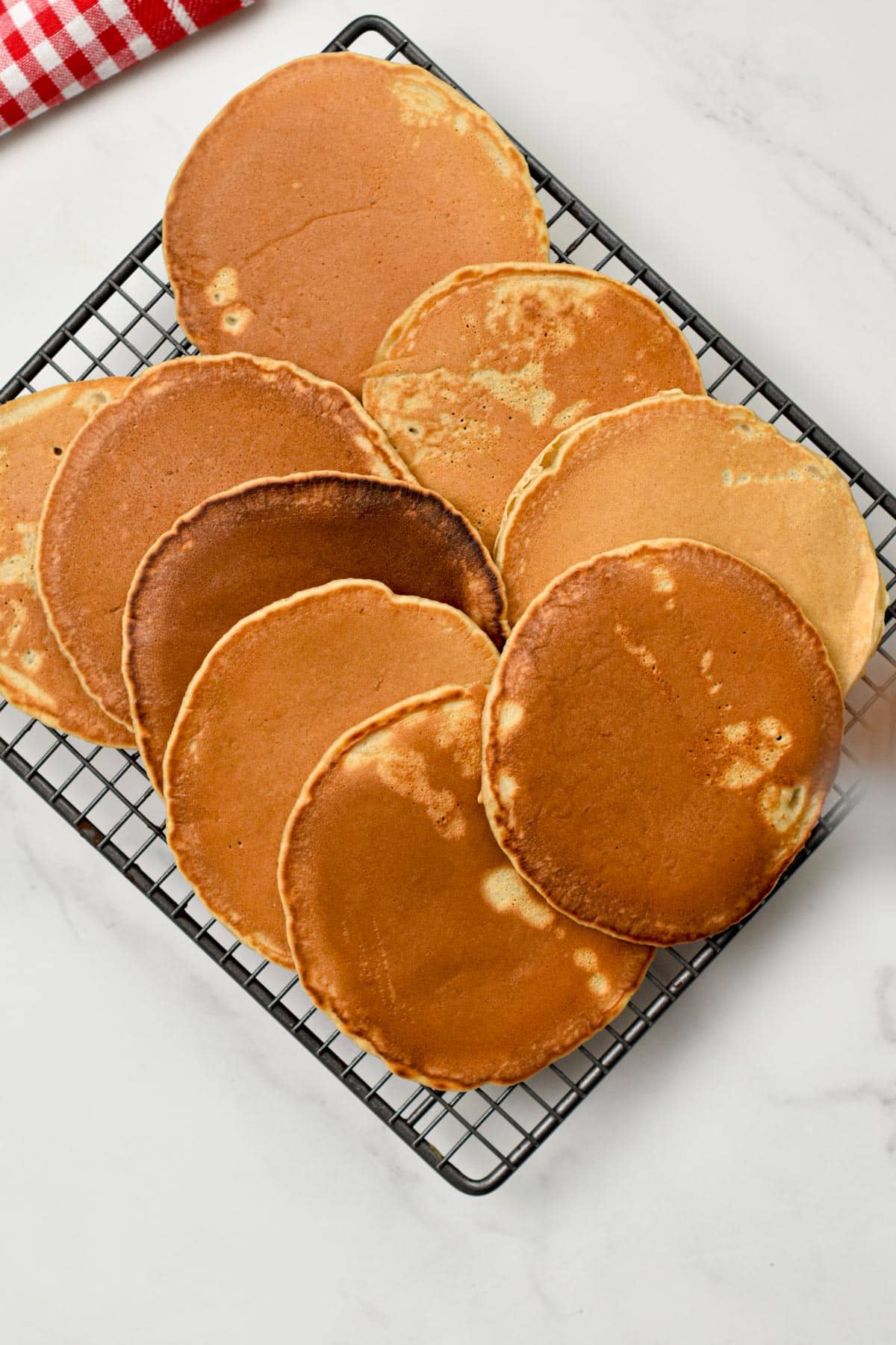 How to keep pancakes warm 