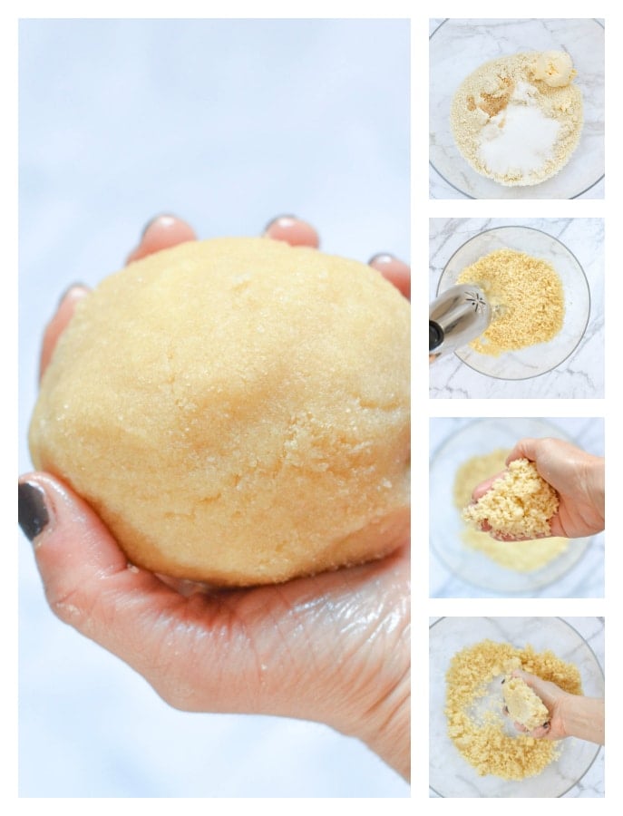 Keto shortbread cookies with almond flour