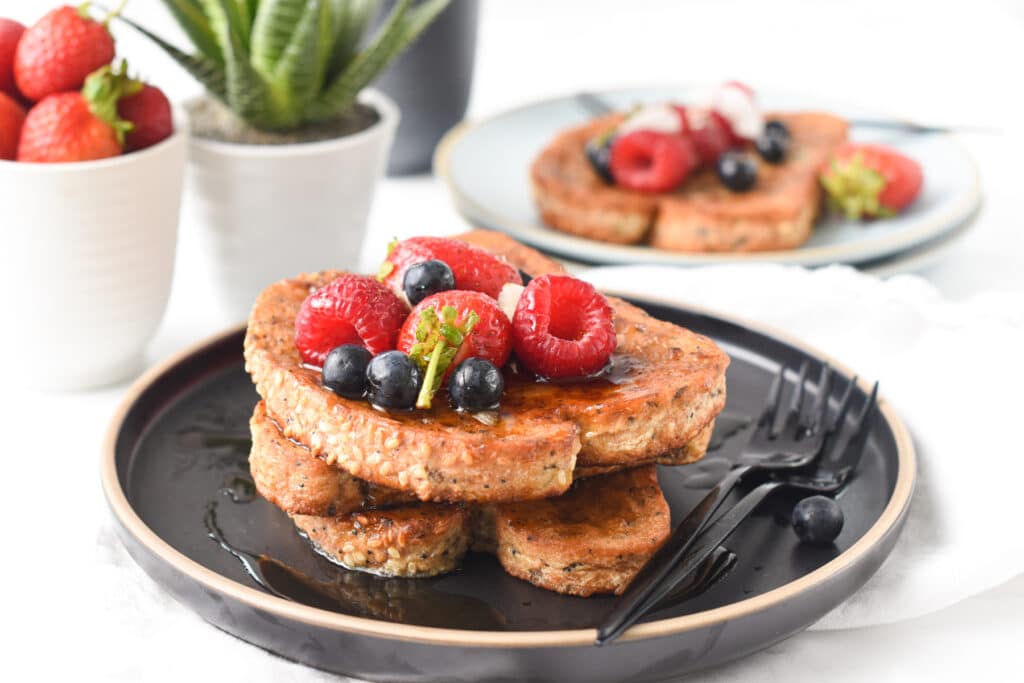 Protein French Toast Protein Powder Low Carb breakfast