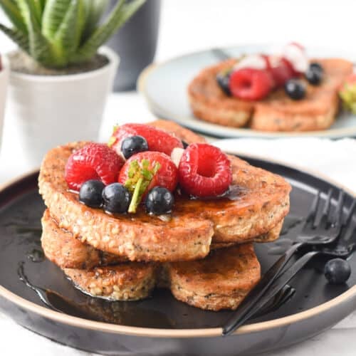 Protein French Toast Protein Powder Low Carb breakfast