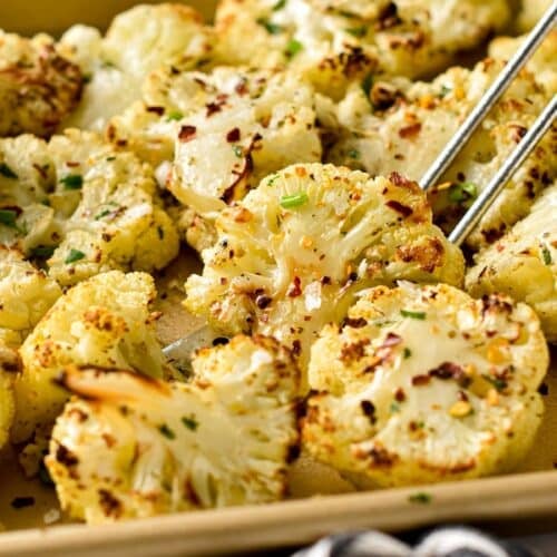 Keto Roasted Cauliflower