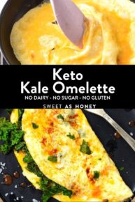 Kale Omelette - Sweet As Honey