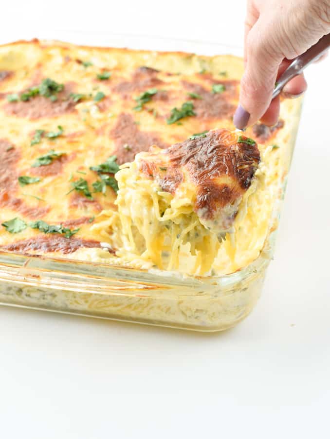 Vegetarian Spaghetti squash casserole