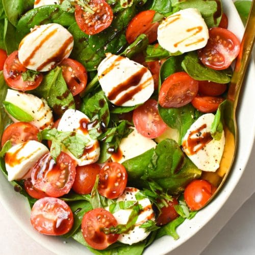 Spinach Caprese Salad