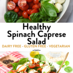 Spinach Caprese Salad