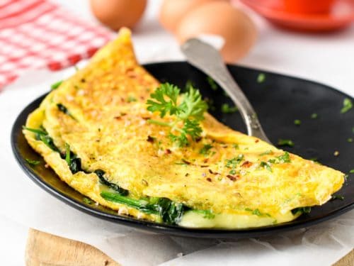 Spinach Omelette