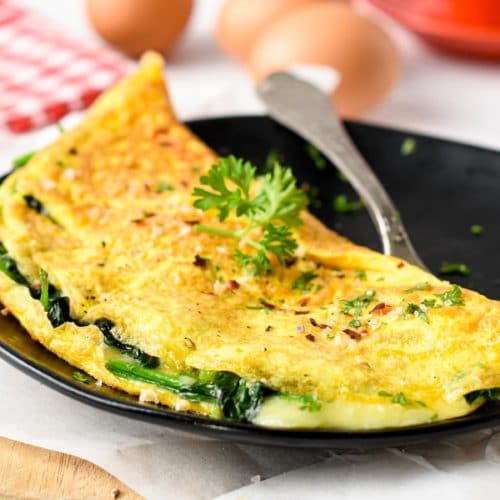 Spinach Omelette