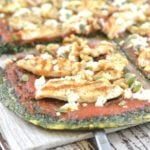 Spinach Pizza Crust Low Carb Crust