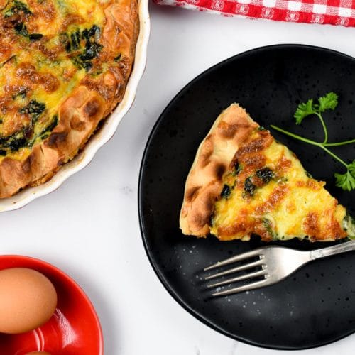 Classic French Spinach Quiche (From a Lorraine Chef)