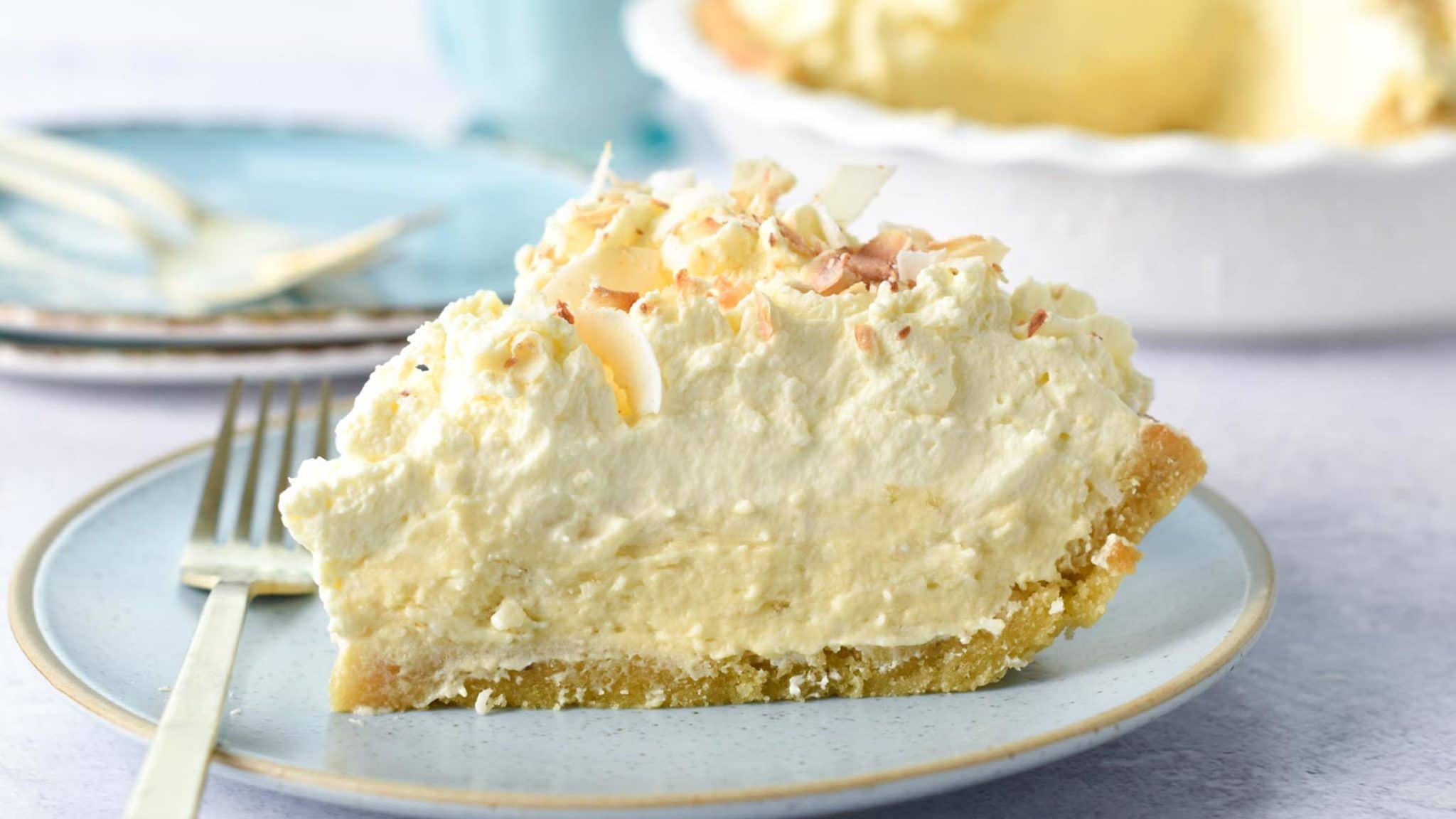 Sugar-free Keto Coconut Cream Pie